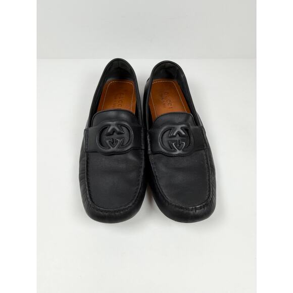 Size 9 - Gucci Leather Black Loafers main image 7